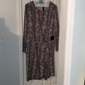 Michael Kors faux wrap dress